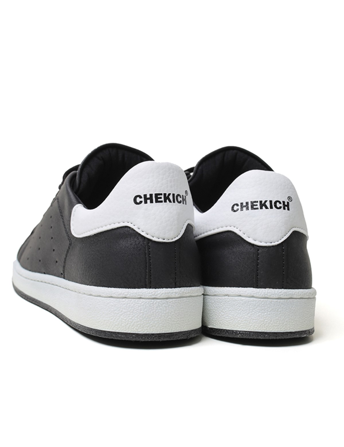 Ανδρικά μαύρα Sneakers λαστιχένια σόλα CH977B φωτογραφία